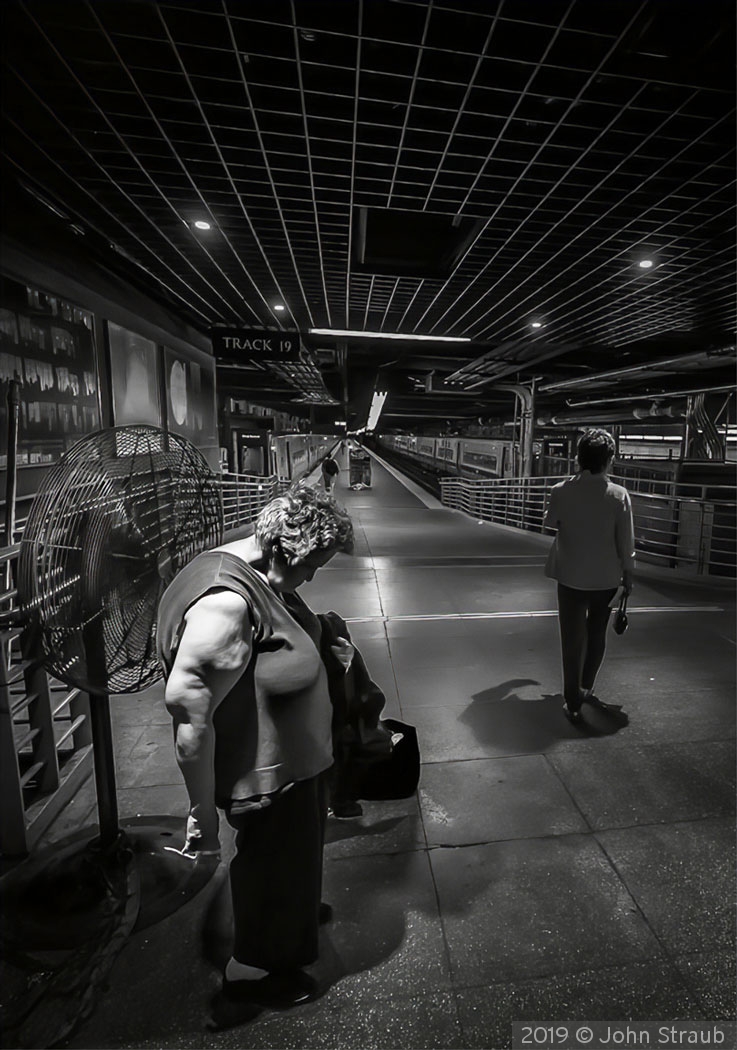 A Welcome Breeze in Grand Central Station by John Straub