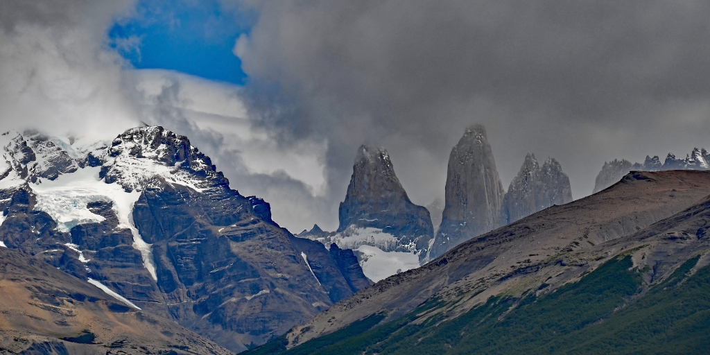 Andes Peaks by Lou Norton