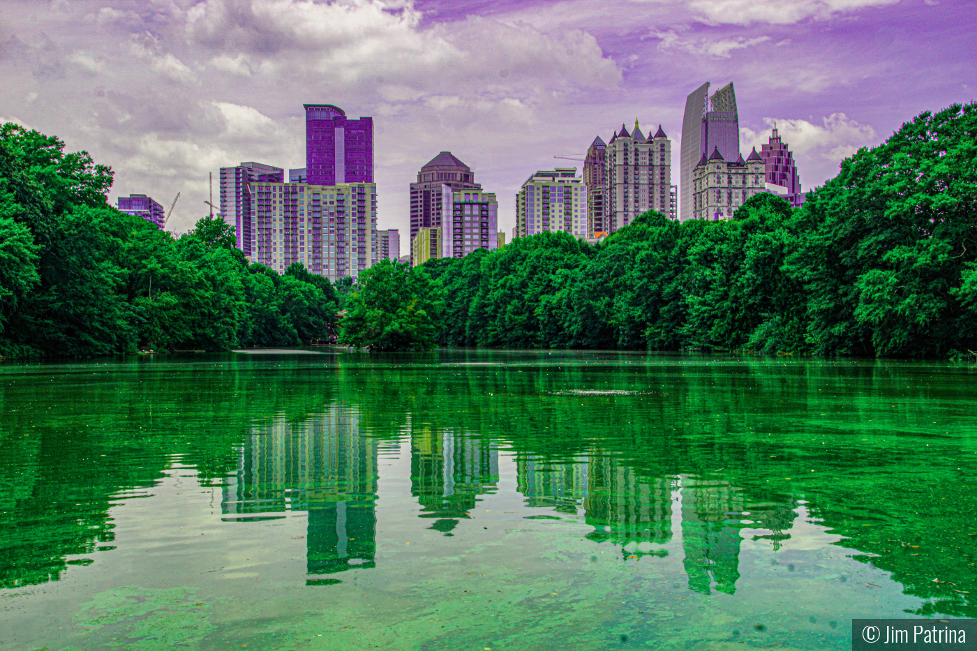 Atlanta from Piedmont Park Atlanta by Jim Patrina