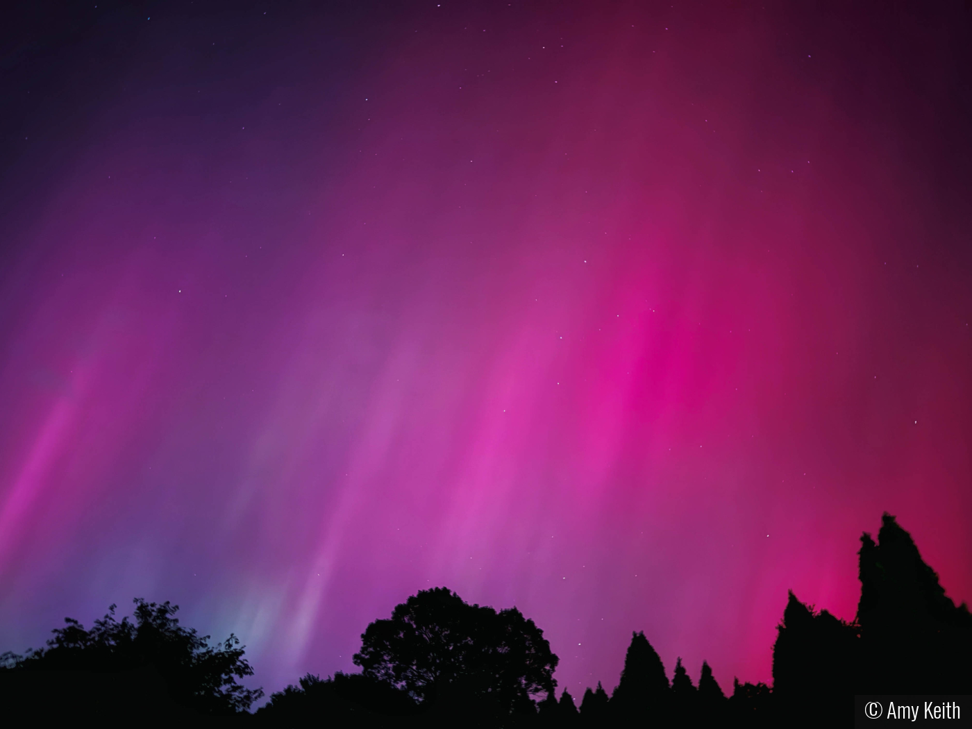 Aurora in Connecticut by Amy Keith