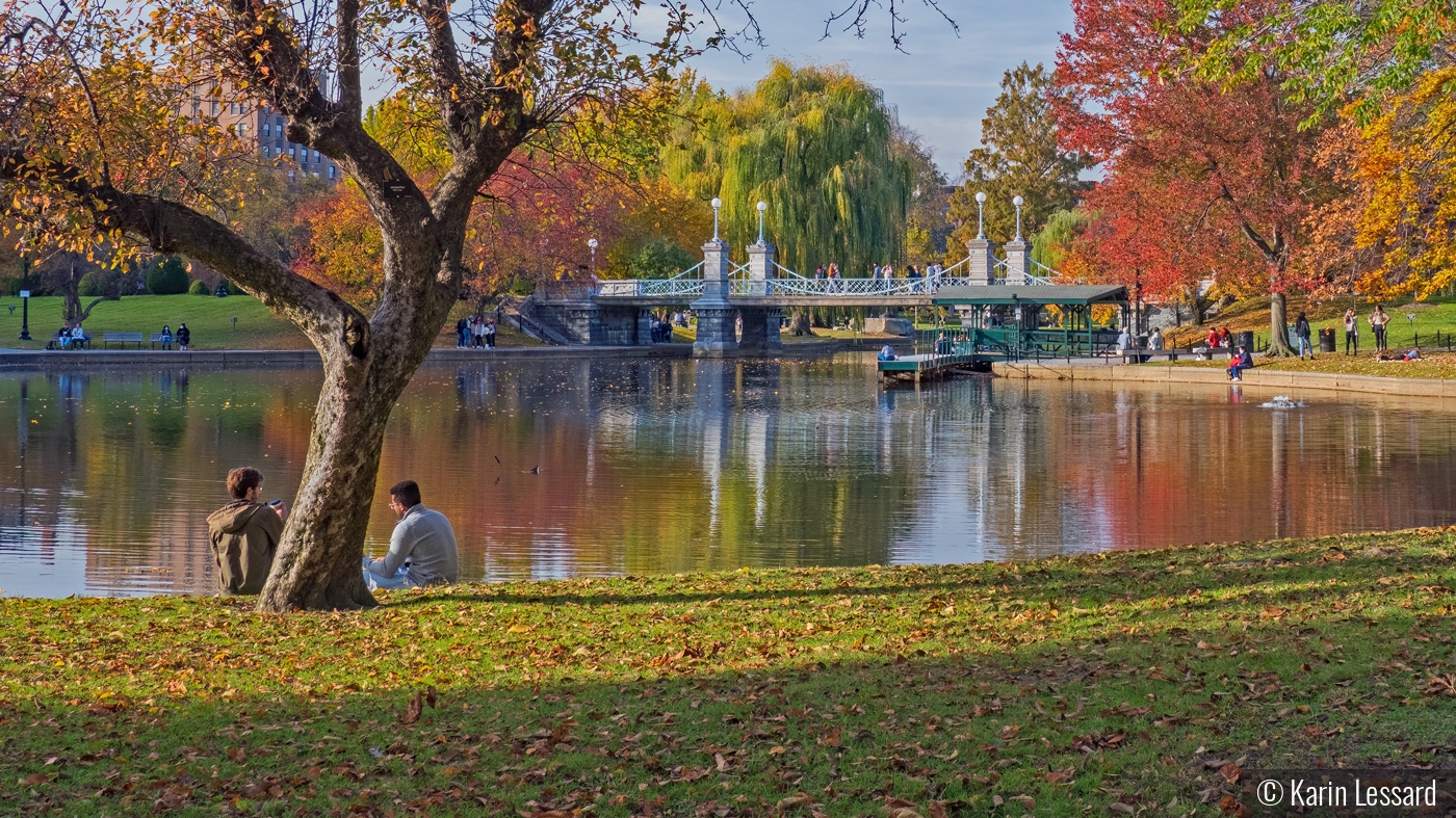 Autumn In The Park by Karin Lessard