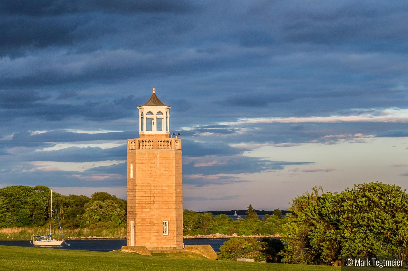 Avery Point Light by Mark Tegtmeier