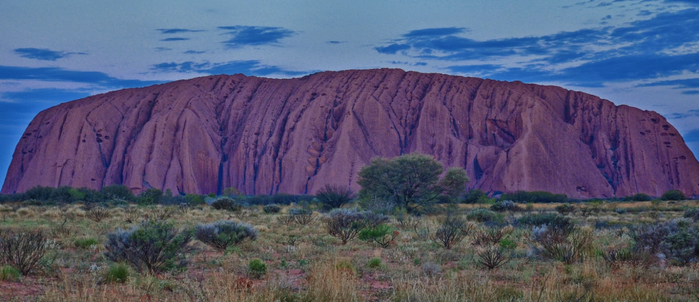 Ayer's Rock At Twilight by Louis Arthur Norton