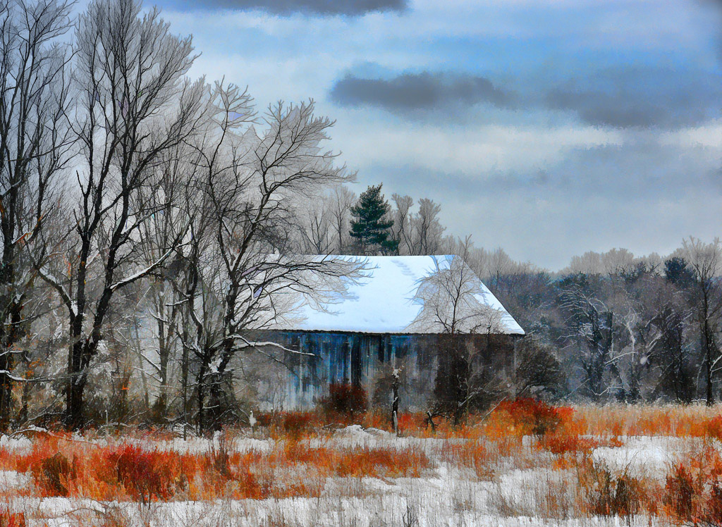 Barn Now Gone - Resubmit for March Open by Bruce Metzger