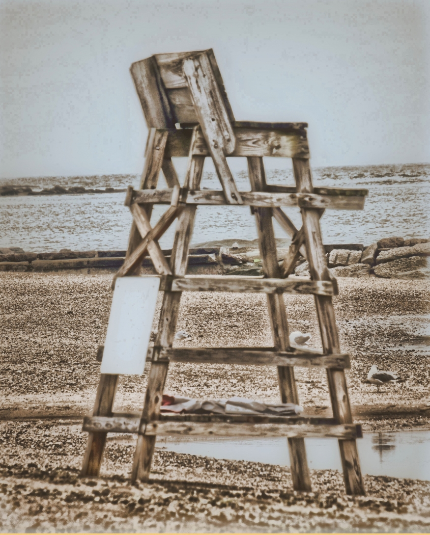 Beach is Empty by Charles Hall