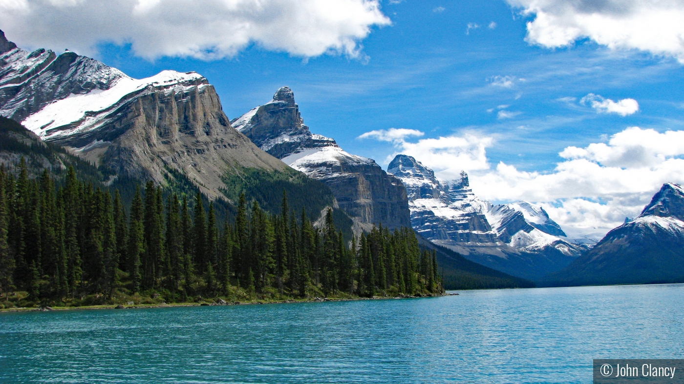 Beautiful Maligne Lake by John Clancy