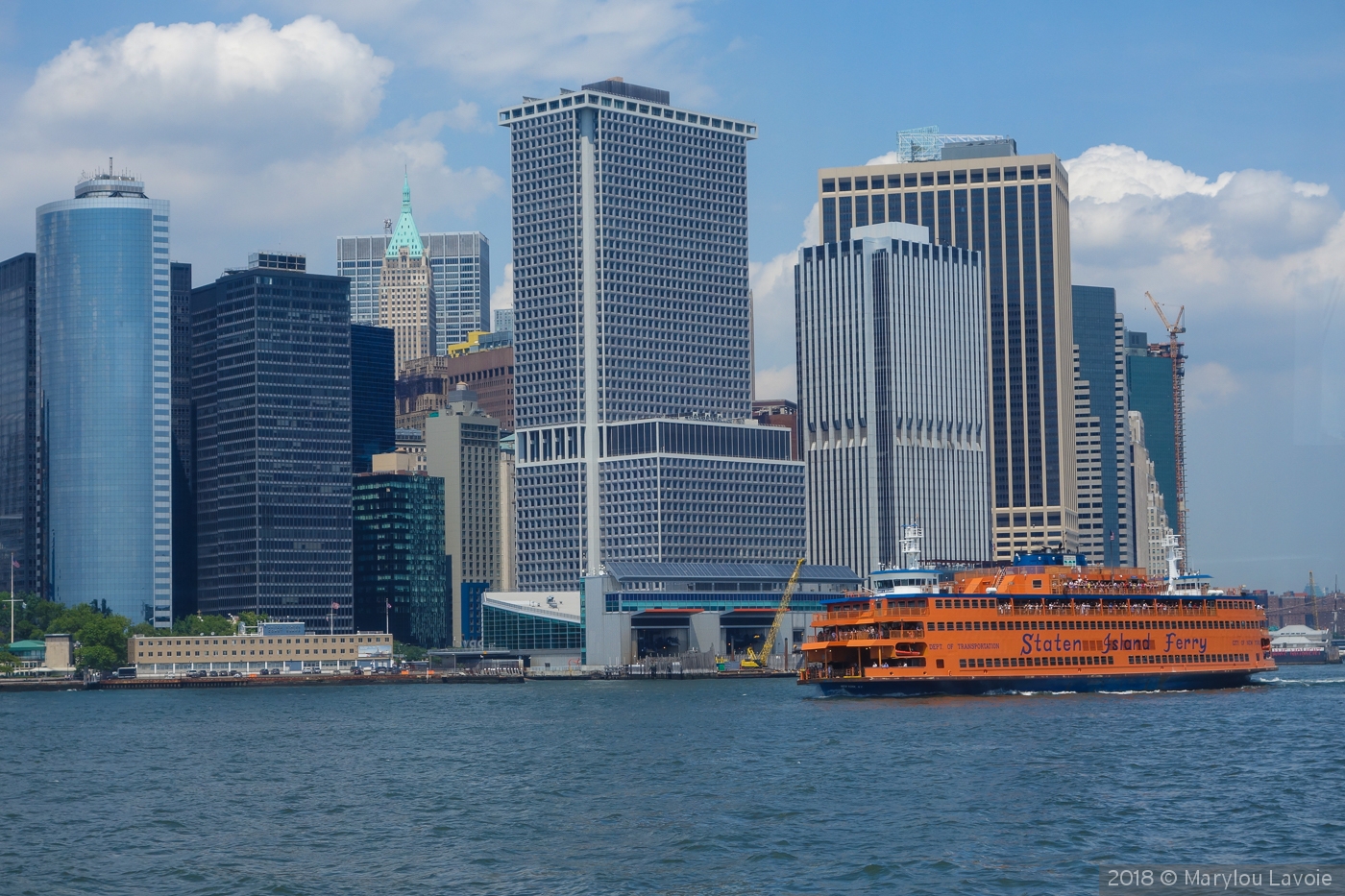 Big Apple Boat Ride by Marylou Lavoie