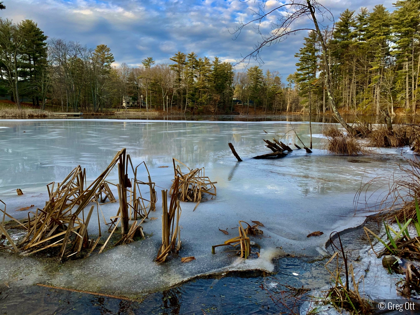 Blue Sky on the water by Greg Ott