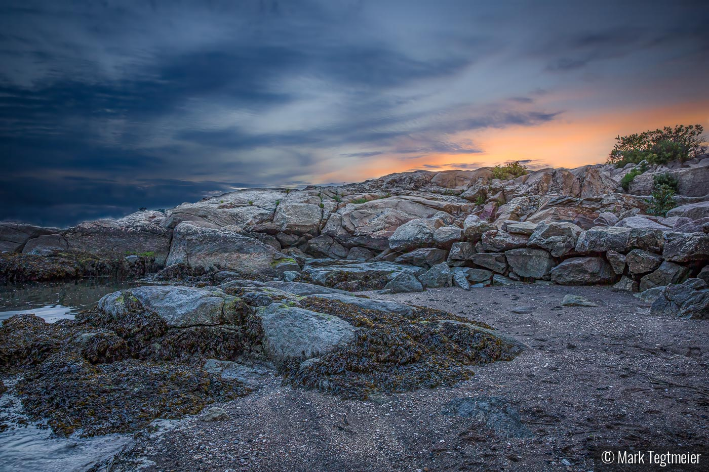 Branford Point Sunset by Mark Tegtmeier