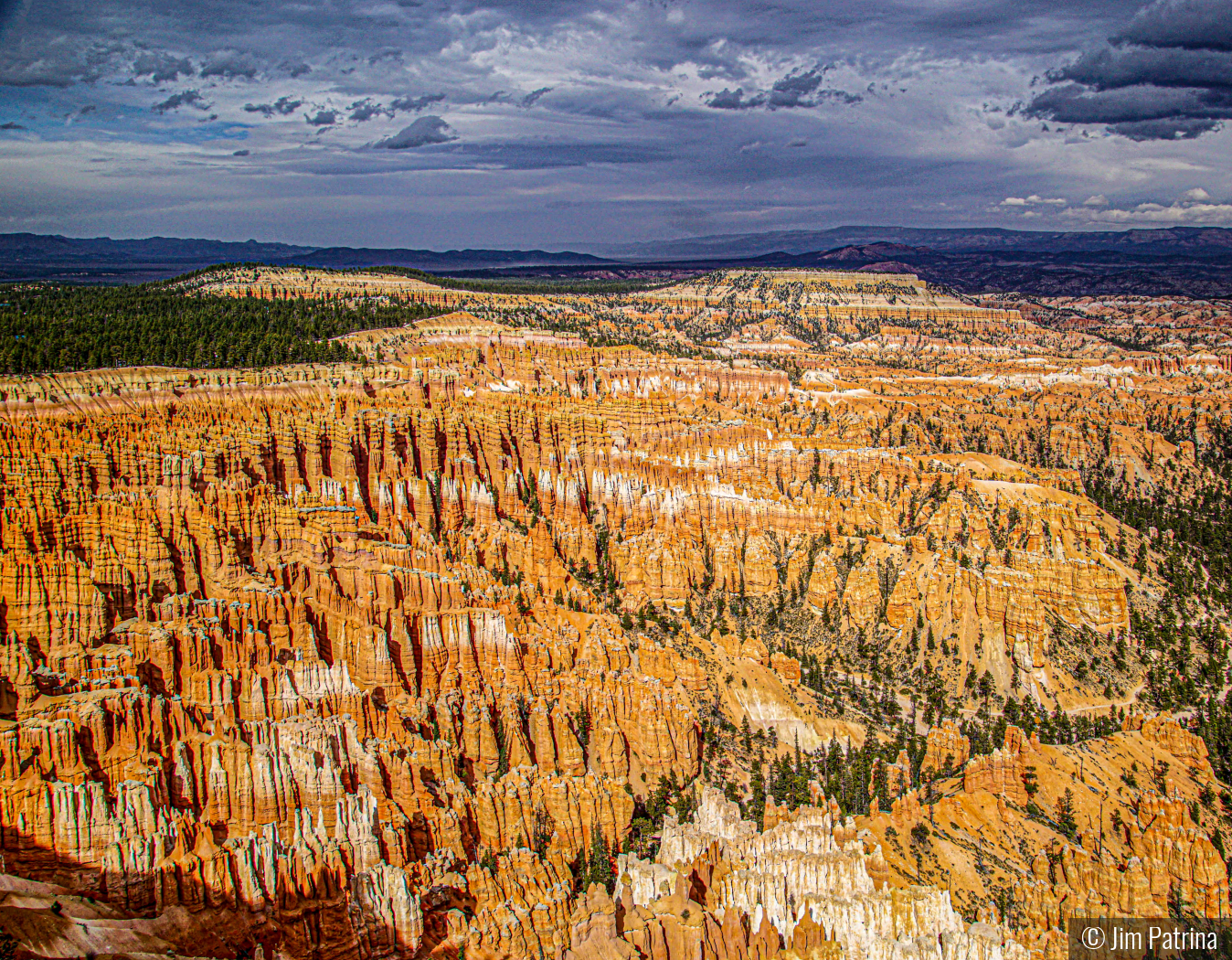 Bryce Canyon Ampitheater Before the Storm by Jim Patrina