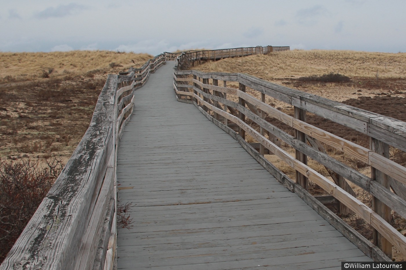 Cape Cod Boardwalk by William Latournes