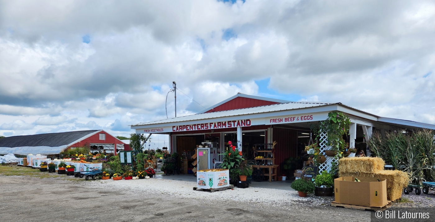 Carpenters Farm Stand by Bill Latournes