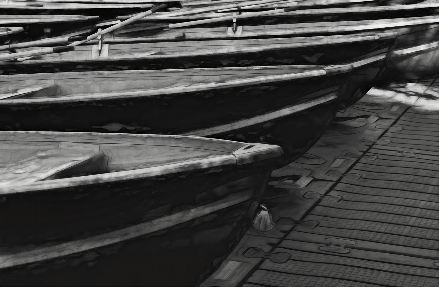 Central Park Boats by Alene Galin