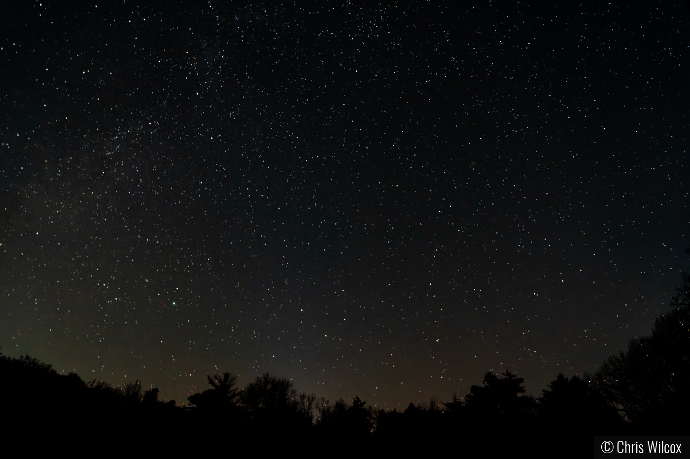 Clear skies in Simsbury by Chris Wilcox