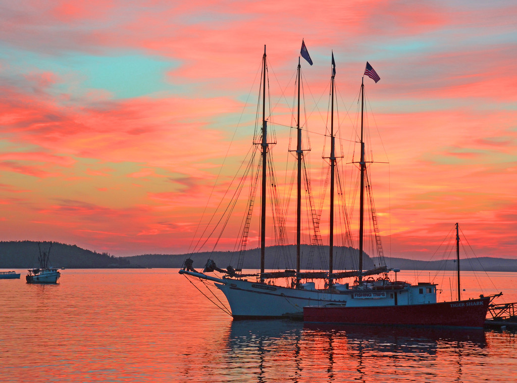 Dawn At Bar Harbor - Photo by Louis Arthur Norton