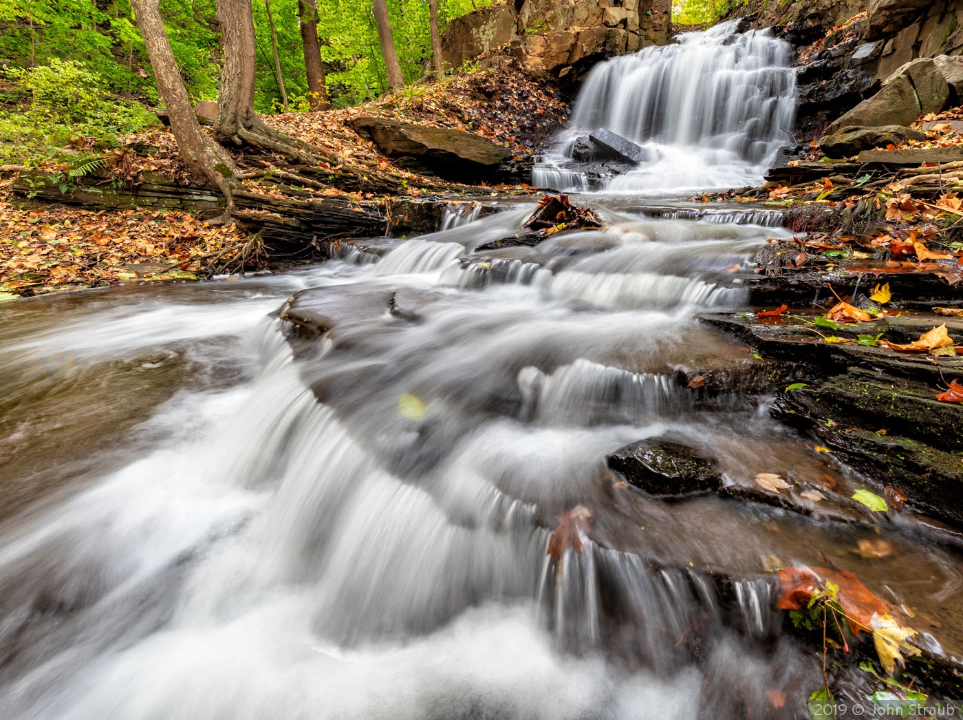 Dividend Falls in Autumn by John Straub