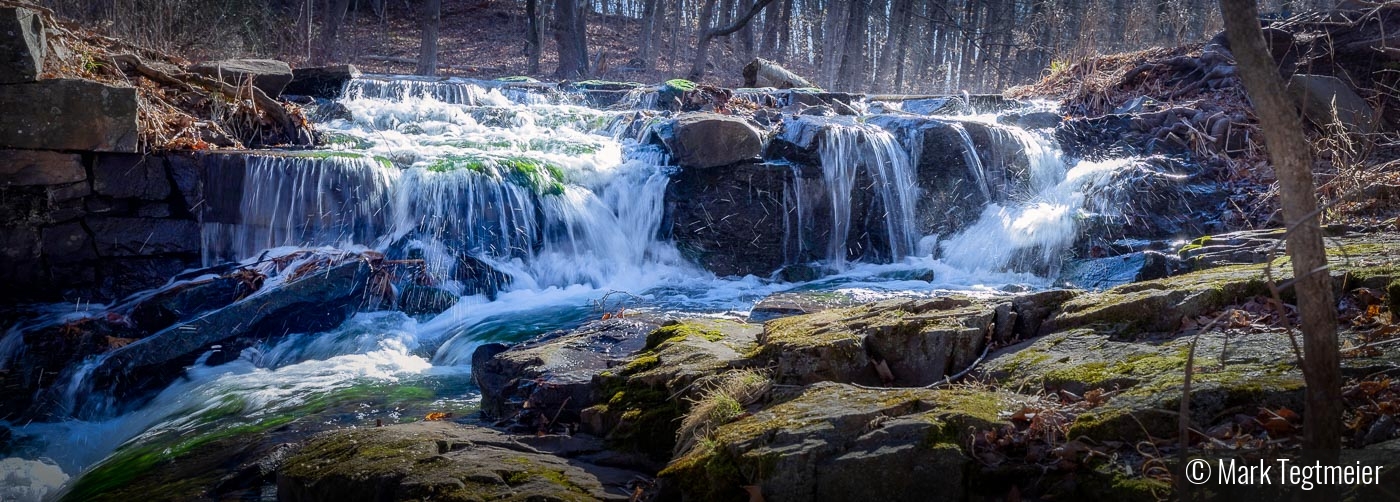 Dividend Pond Falls by Mark Tegtmeier