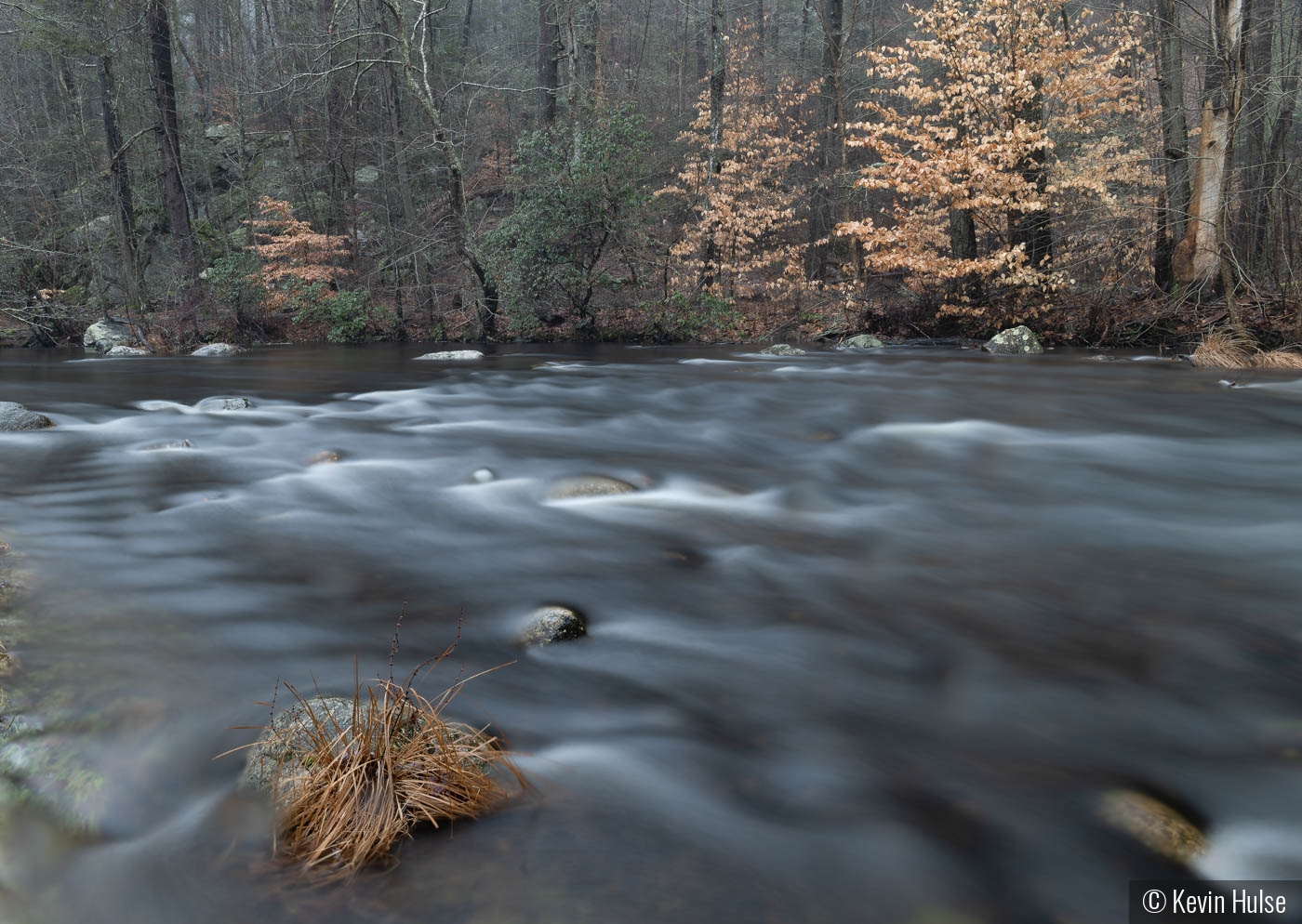 Eight Mile River in Flood by Kevin Hulse