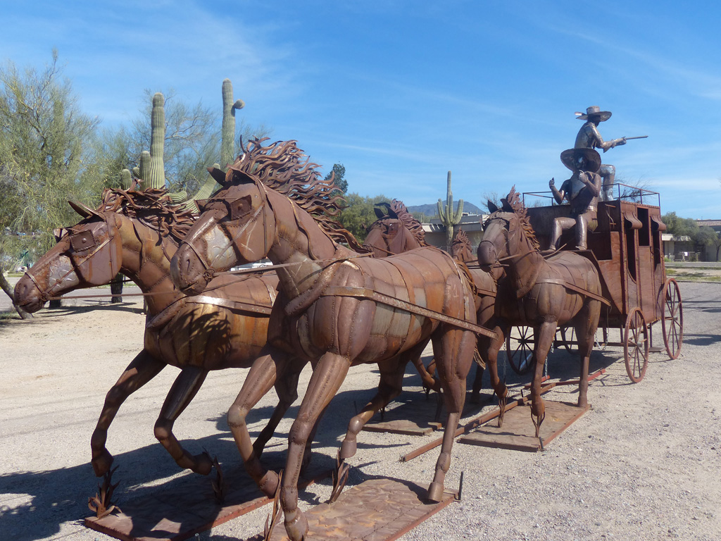 Etage Coach Sculpture by Gil Kleiner