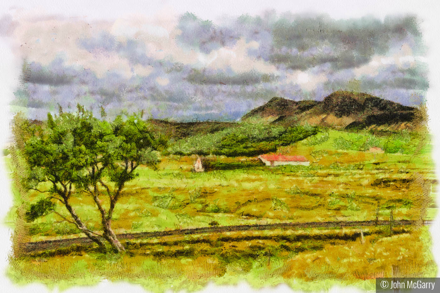 Farm Scene by John McGarry