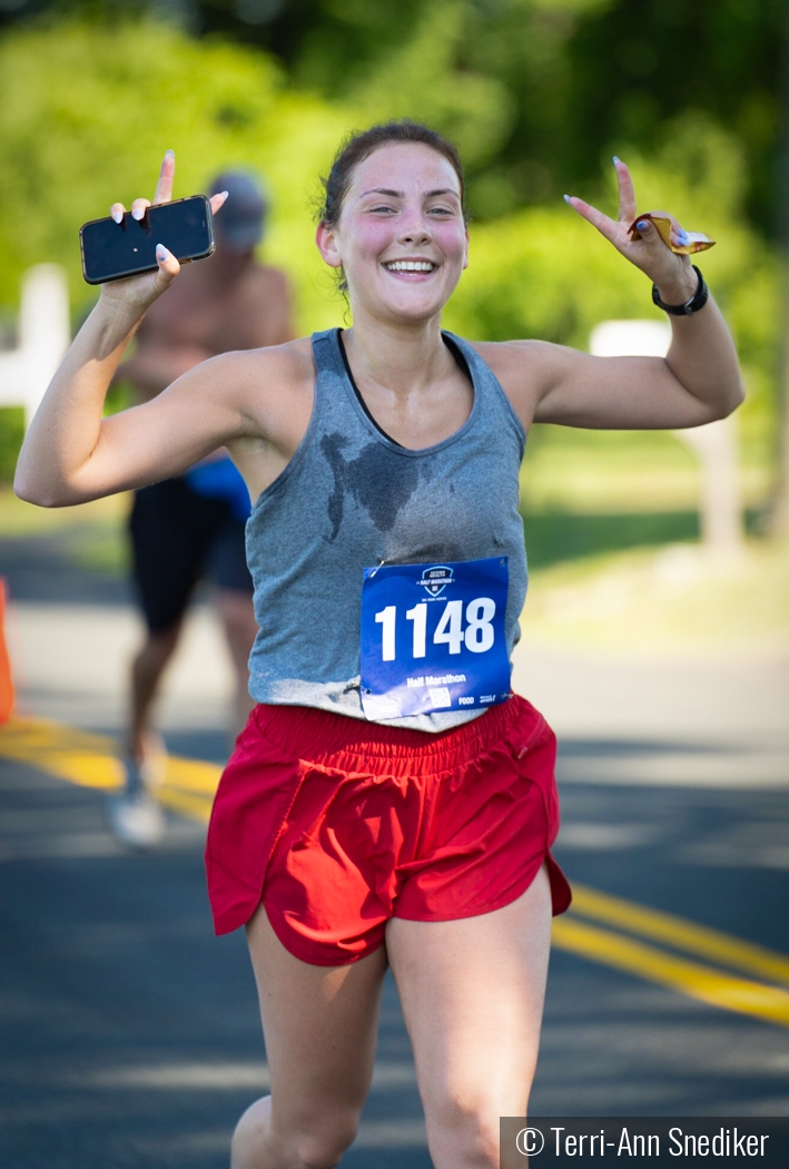 finishing the race by Terri-Ann Snediker