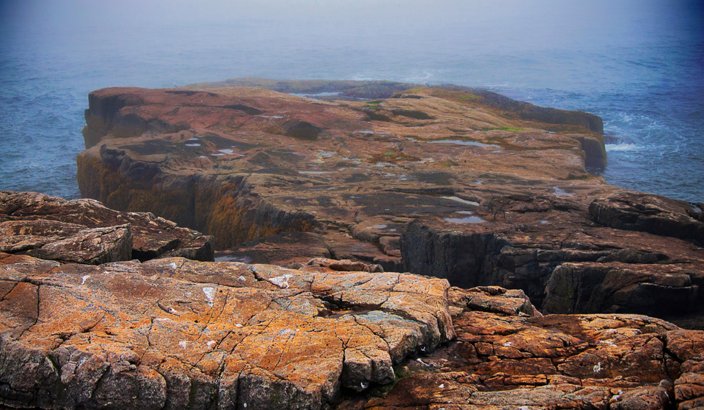 Fog On The Rocks by Dolph Fusco