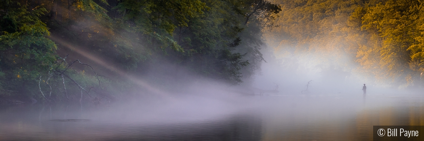 Fog Rising From the River by Bill Payne