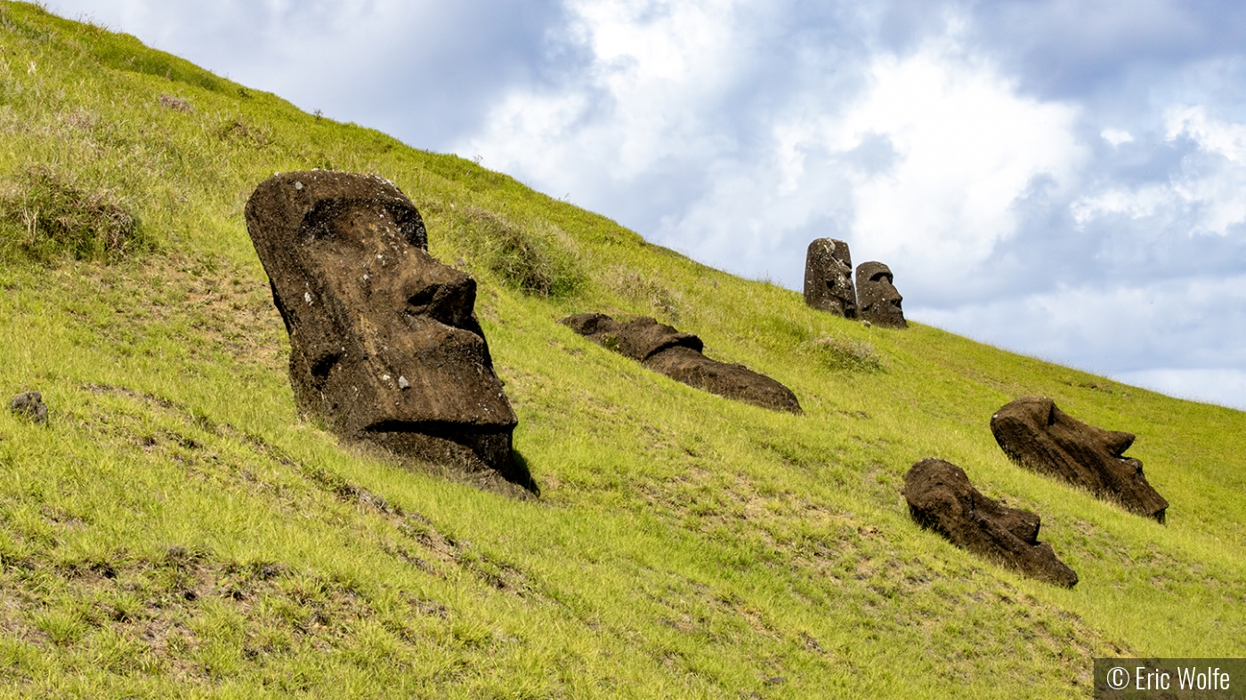 Forgotten Chieftains of Easter Island by Eric Wolfe