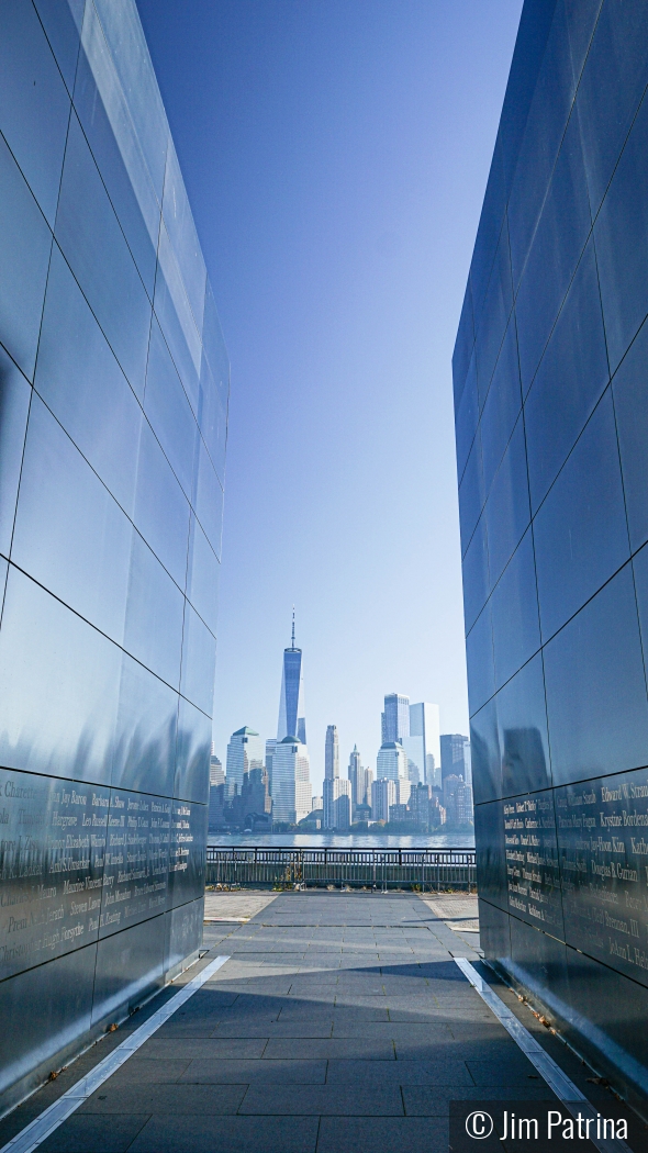 Freedom Tower from New Jersey 9/11 Memorial by Jim Patrina