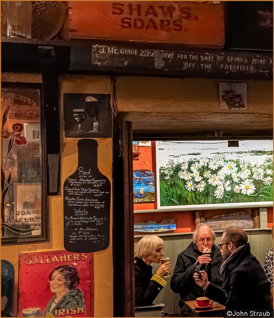 Gab Over Guiness in Galway by John Straub