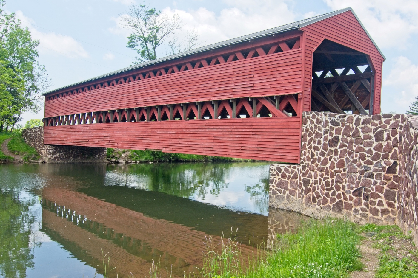 Gettysburg Covered Bridge by Charles Hall