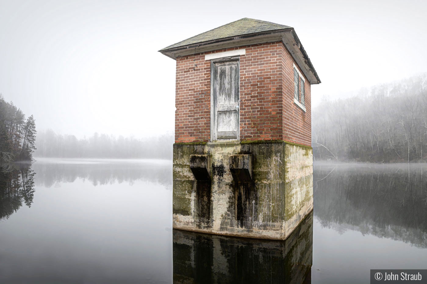 Ghostly Gatehouse by John Straub