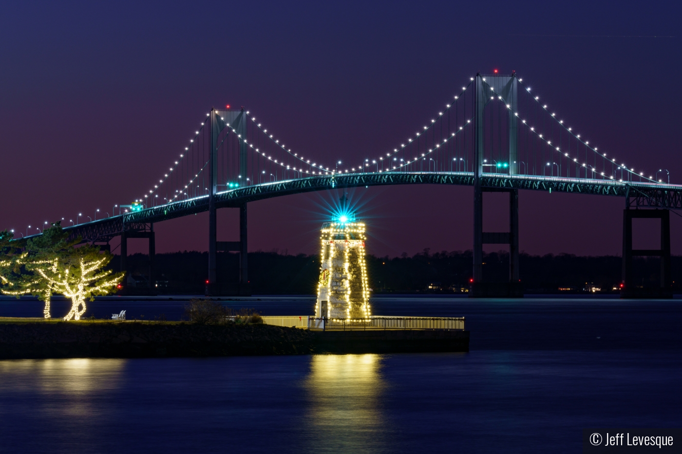 Goat Island Lighthouse by Jeff Levesque