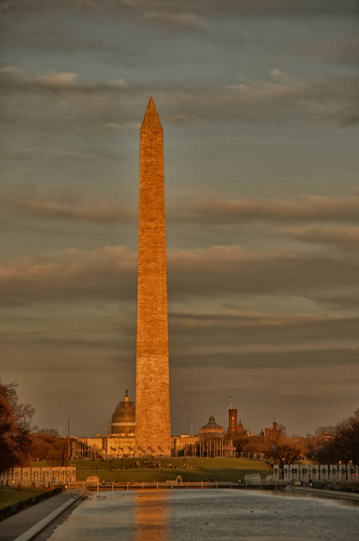 Golden Sunset over the Capital by Jim Patrina