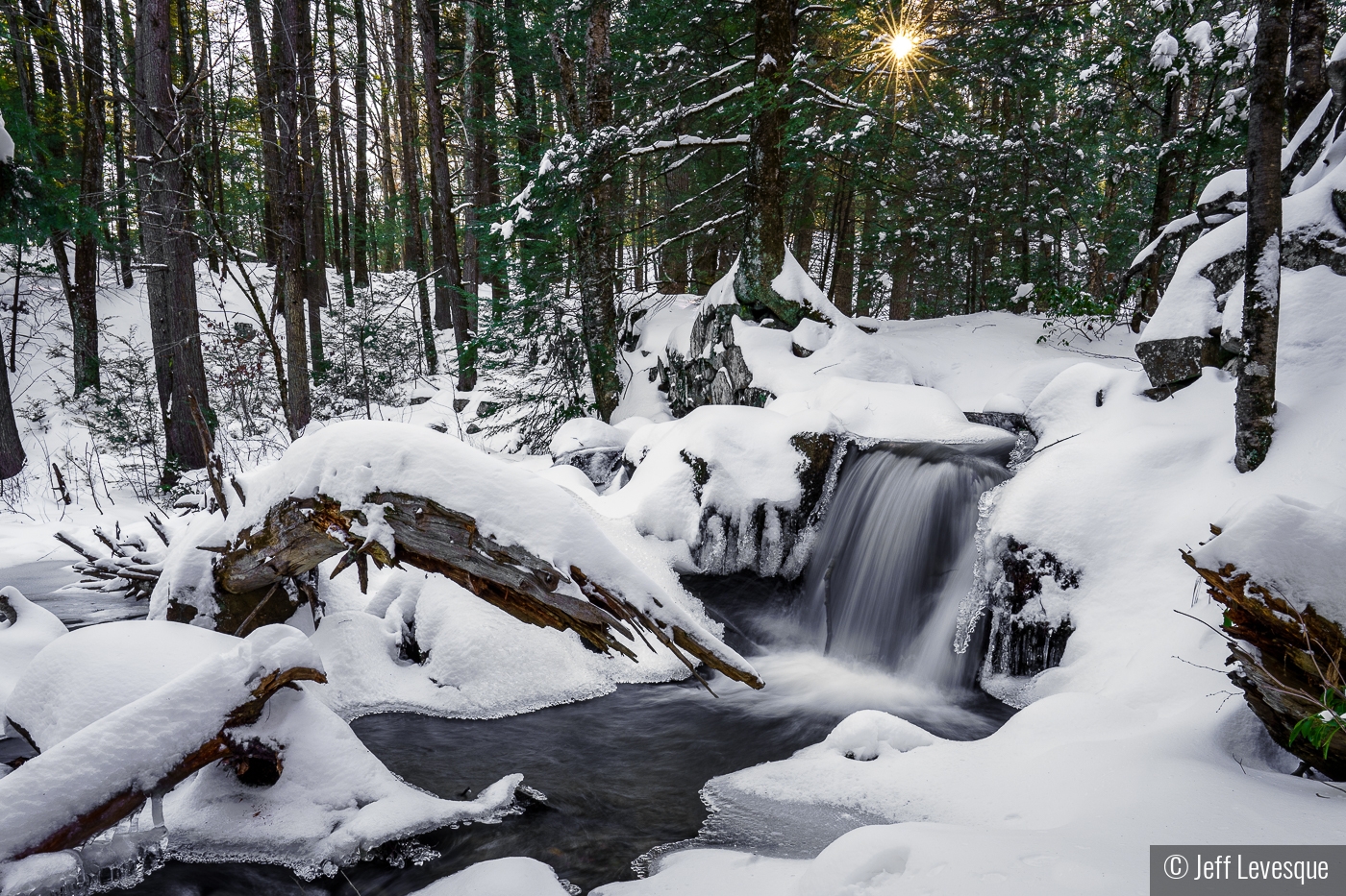 Hidden Waterfall on Firetown Rd by Jeff Levesque