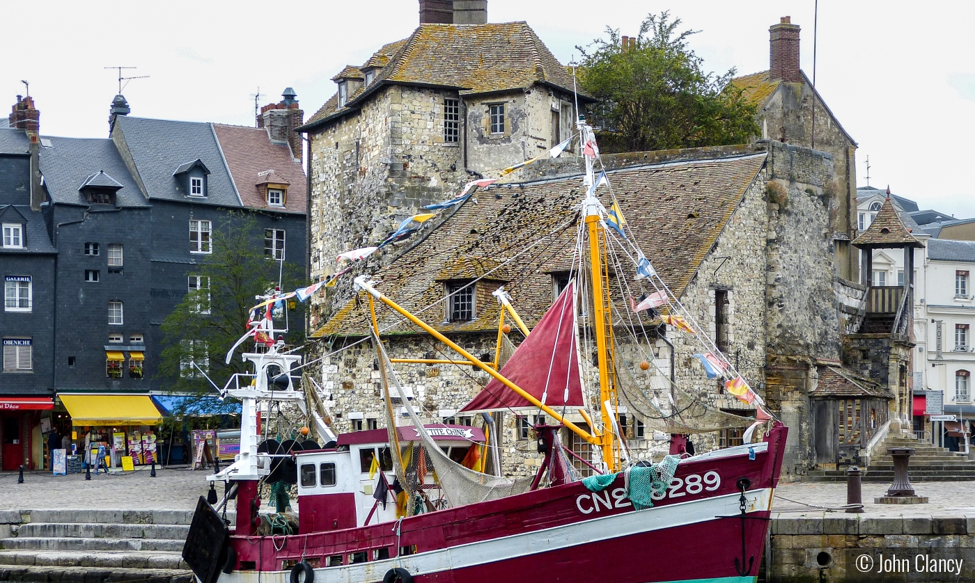 Honfluer, Normandy fishing vessel by John Clancy