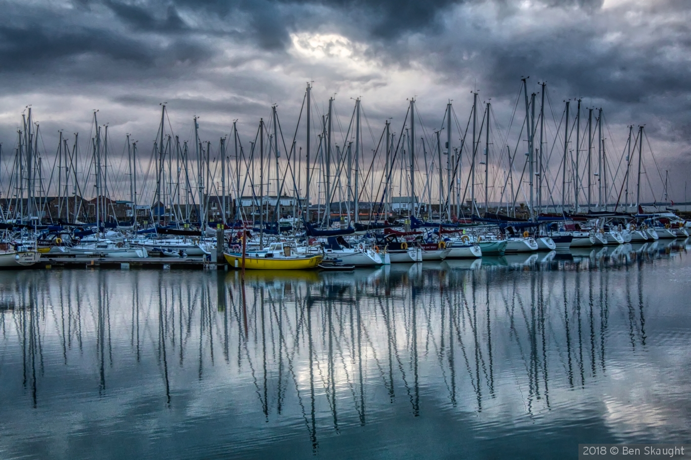 Howth Harbor by Ben Skaught