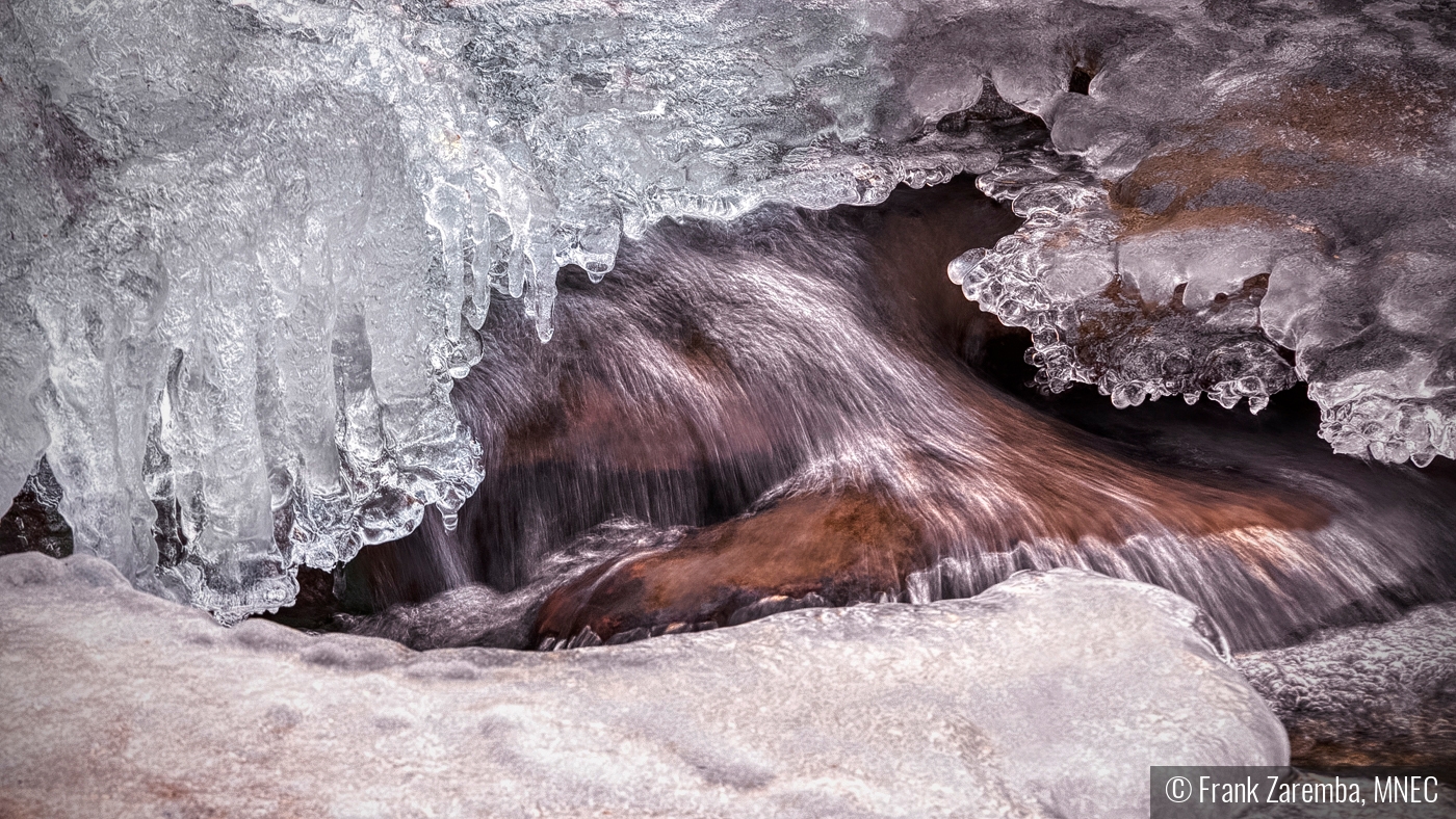 Ice and water flow by Frank Zaremba, MNEC