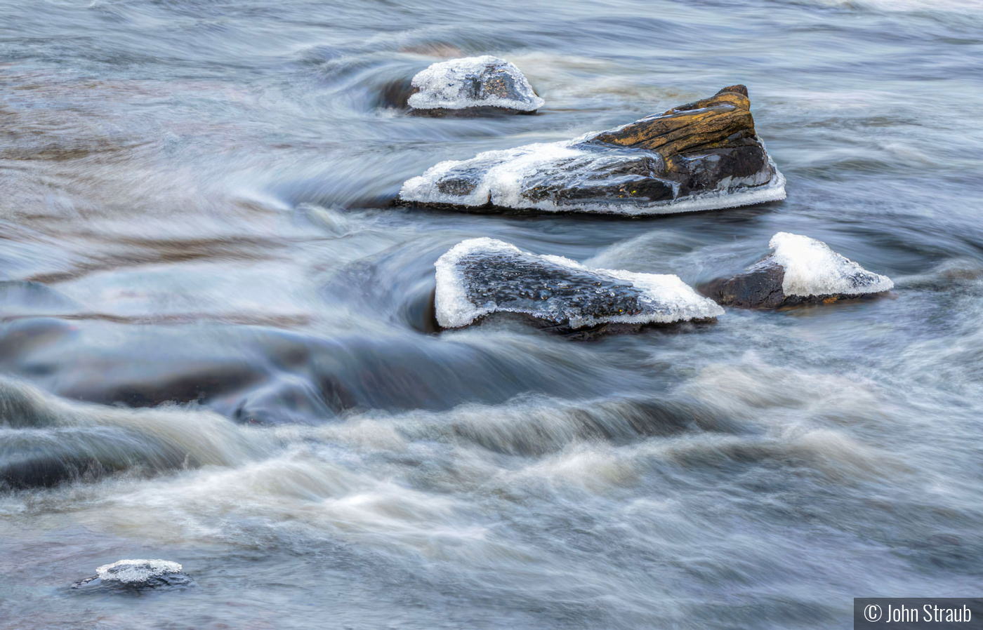 Icy Islands in the Stream by John Straub