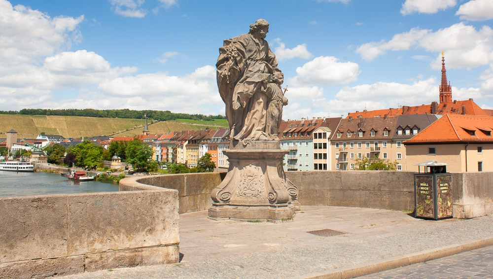 Keeping watch over Warzburg, Germany by Pamela Carter