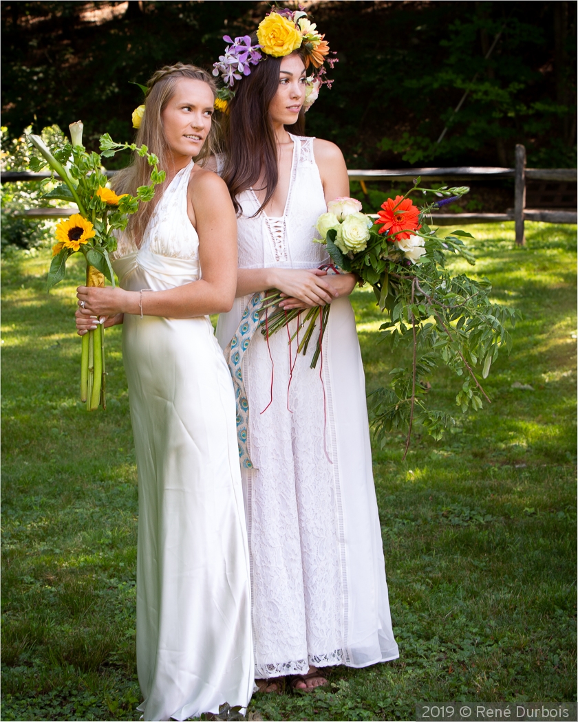 Ladies in the Garden by René Durbois