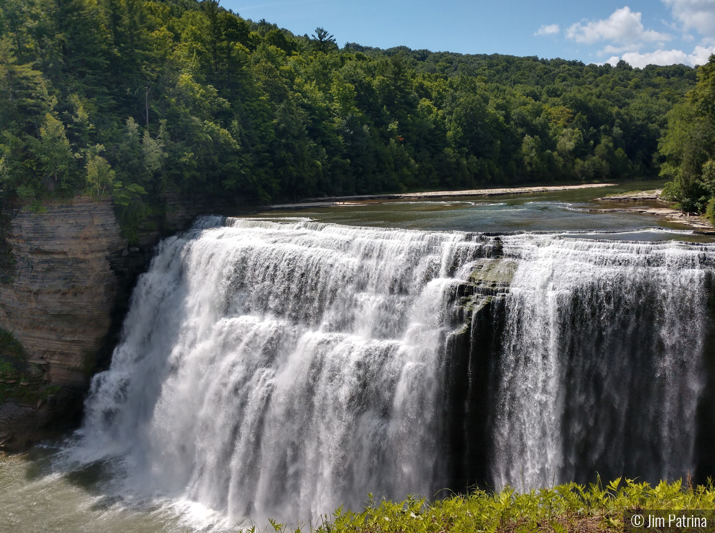 Letchworth State Park Waterfall by Jim Patrina