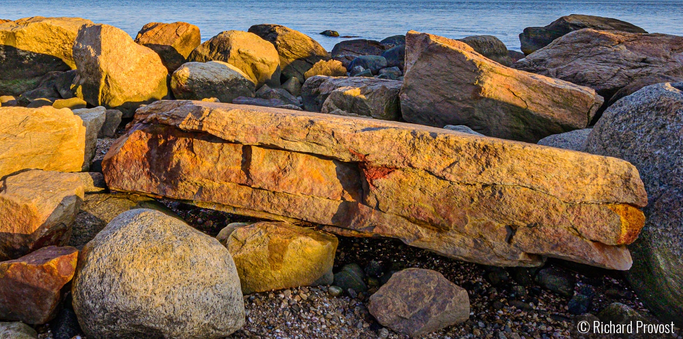 light on the rock by Richard Provost