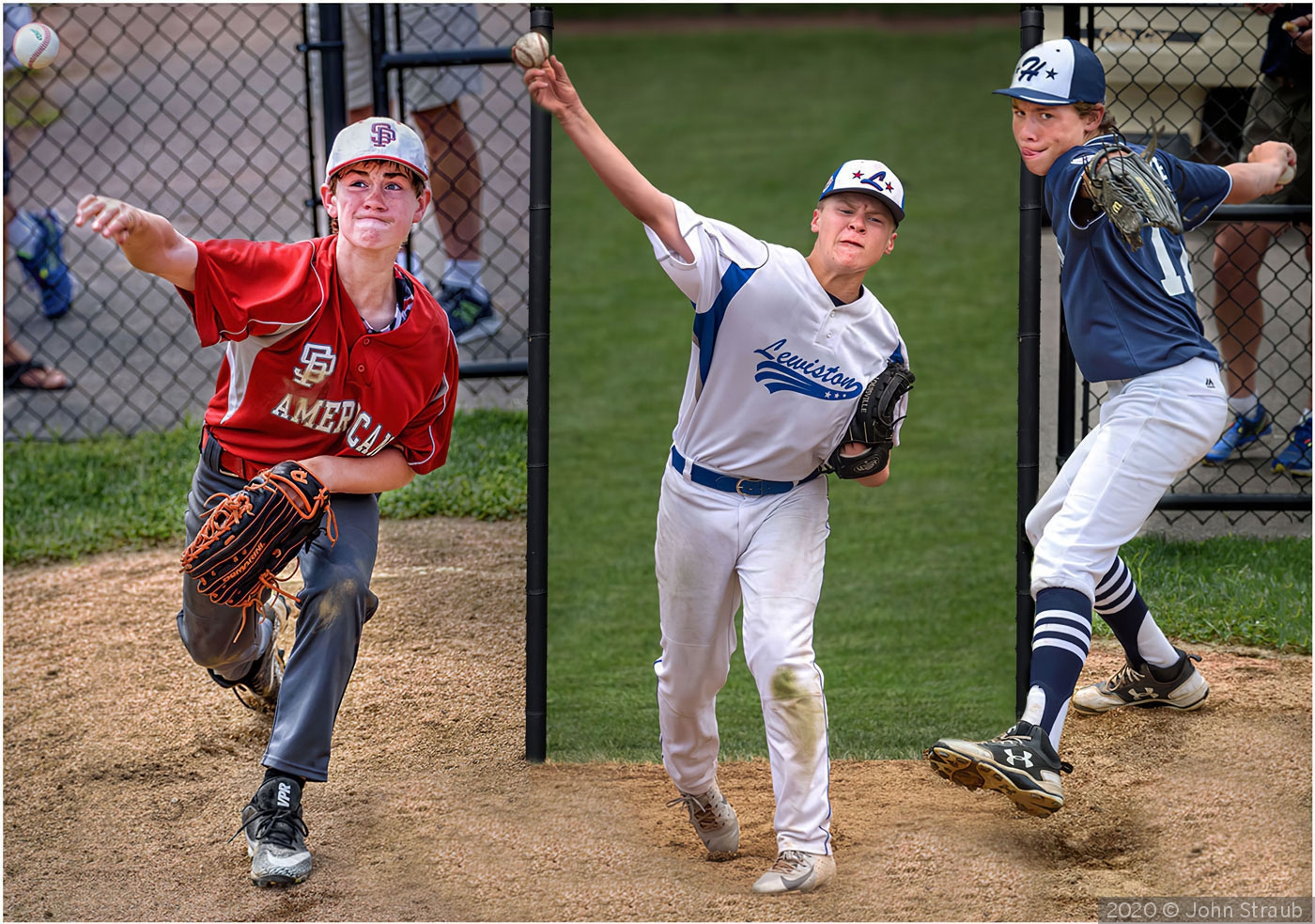 Little League Game Faces by John Straub