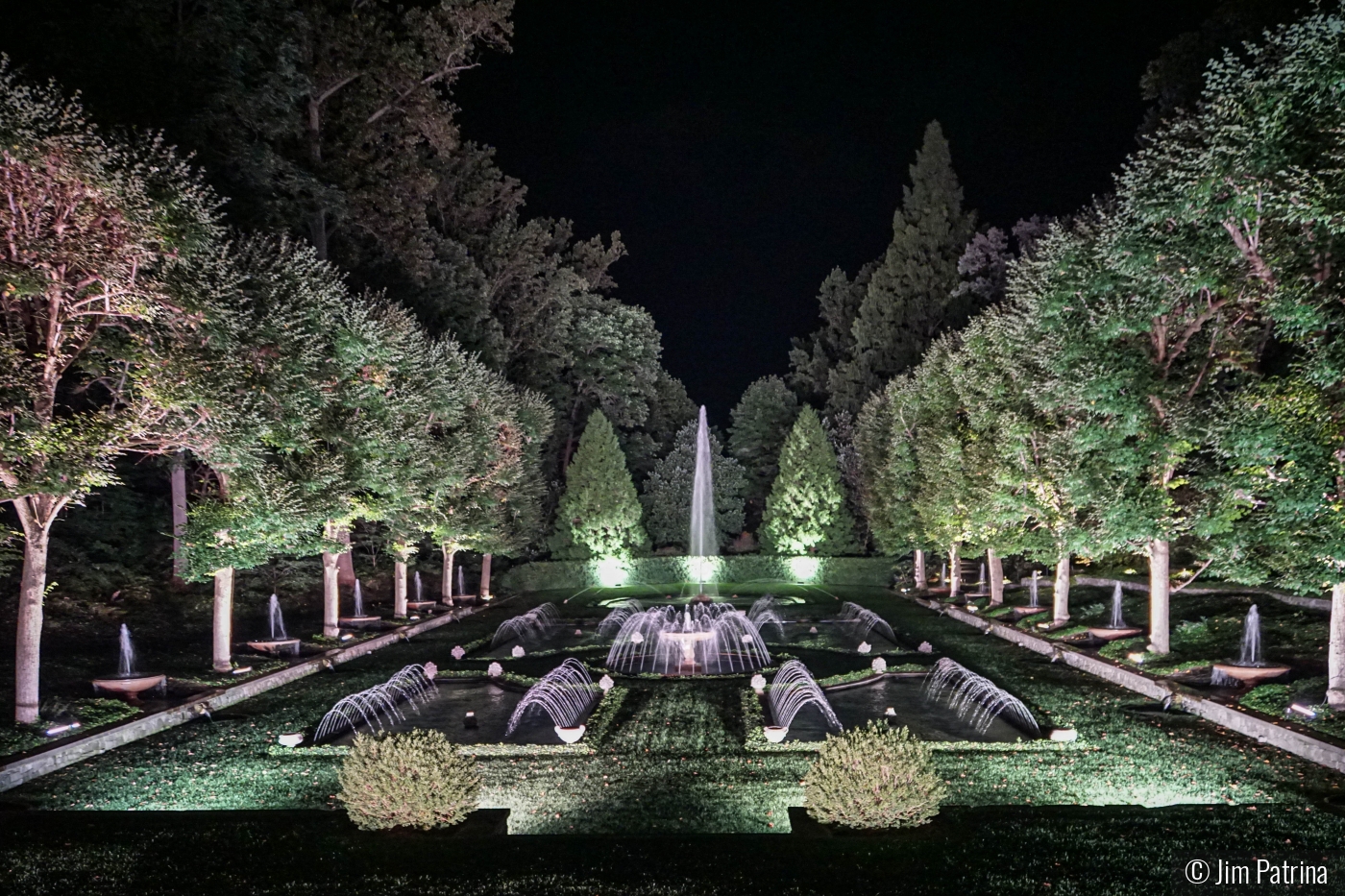 Longwood Garden Light Show by Jim Patrina