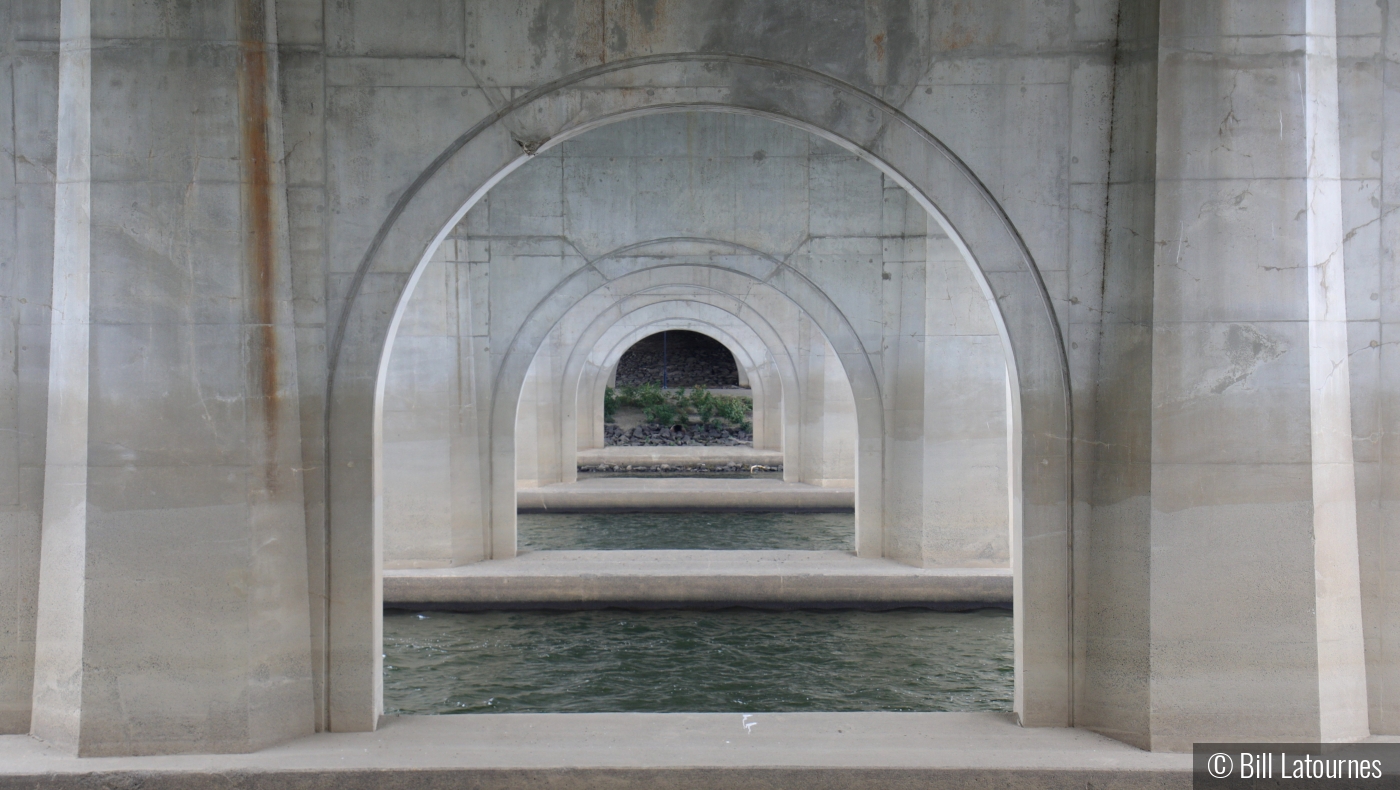 Looking Through the Arches by Bill Latournes