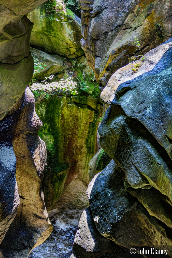 Marble Bridge Gorge, North Adams, MA by John Clancy