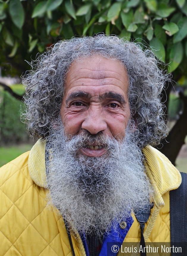 Moroccan Bearded Photographer by Louis Arthur Norton