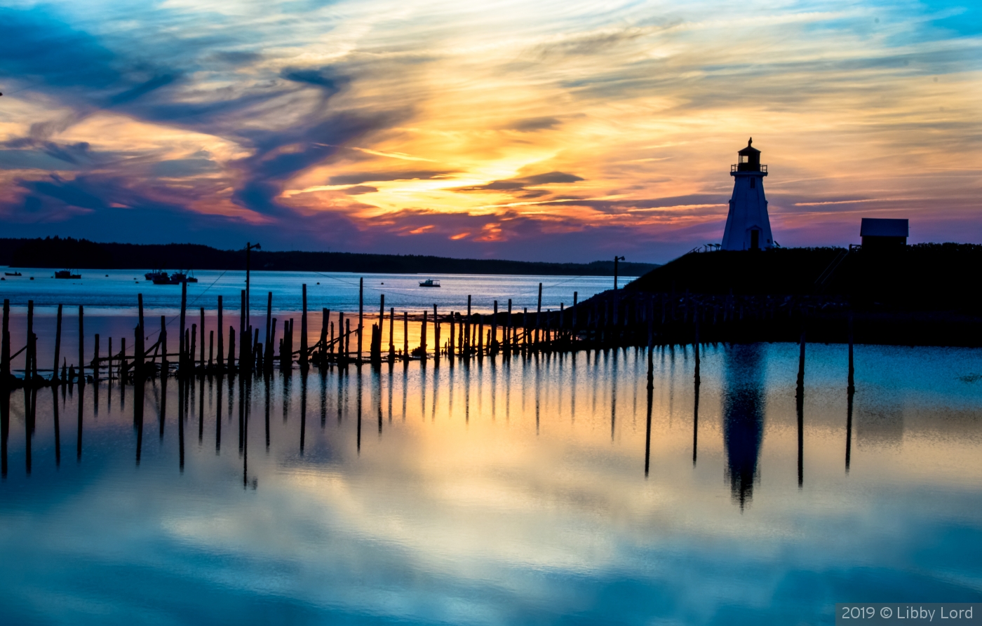 Mulholland Point Light, Campobello Island, Canada by Libby Lord