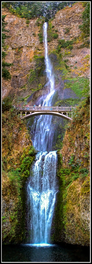 Multnoma Waterfall by Bruce Metzger